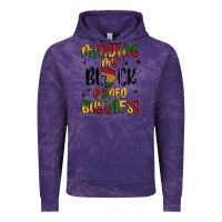 Cloud Purple minding my black owned business Vintage Hoodie - MaliasSmallBusiness