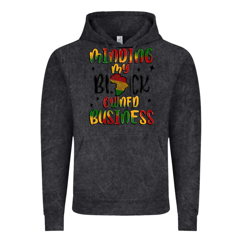 Minding My Black Owned Business Vintage Hoodie by MaliasSmallBusiness | Teevron