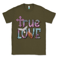 Army Green true love Classic Tee - NancyCooperArtShop