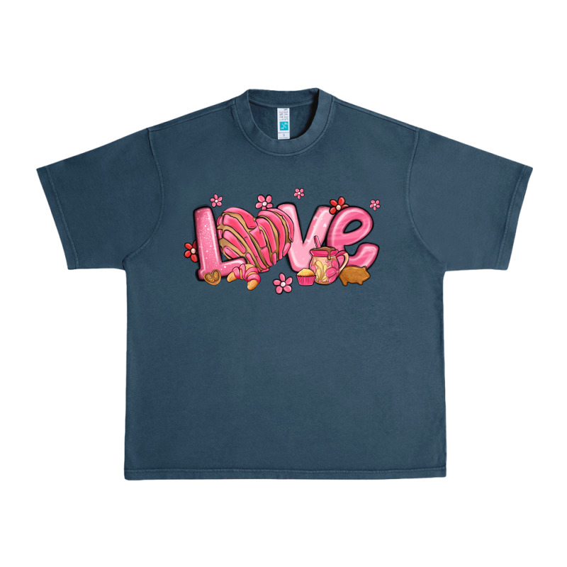 Love Mexican Conchas Valentines Day Urban Heavy Tee by MaliasSmallBusiness | Teevron
