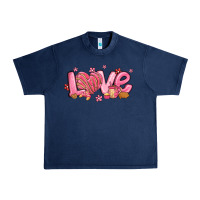 Navy love mexican conchas valentines day Urban Heavy Tee - MaliasSmallBusiness