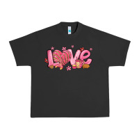 Pigment Black love mexican conchas valentines day Urban Heavy Tee - MaliasSmallBusiness