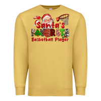 Antique Gold santas favorite basketball player Premium Sweatshirt - CowGirlArtShop