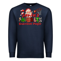 Navy santas favorite basketball player Premium Sweatshirt - CowGirlArtShop