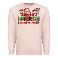 Santas Favorite Basketball Player Premium Sweatshirt | Teevron