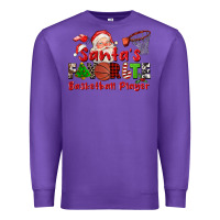 Purple santas favorite basketball player Premium Sweatshirt - CowGirlArtShop
