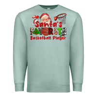 Seafoam santas favorite basketball player Premium Sweatshirt - CowGirlArtShop