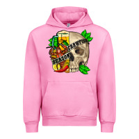 Fuchsia Pink skull crawfish season Urban Hoodie - FaDigitalArtStudio