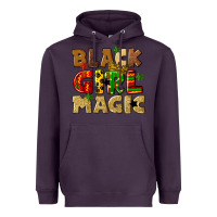 Plum black girl magic juneteenth Heavyweight Hoodie - CowGirlArtShop