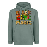 Sage black girl magic juneteenth Heavyweight Hoodie - CowGirlArtShop