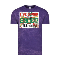 Cloud Purple i've loved my class 100 days Vintage Tee - MaliasSmallBusiness