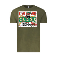 Vintage Olive i've loved my class 100 days Vintage Tee - MaliasSmallBusiness