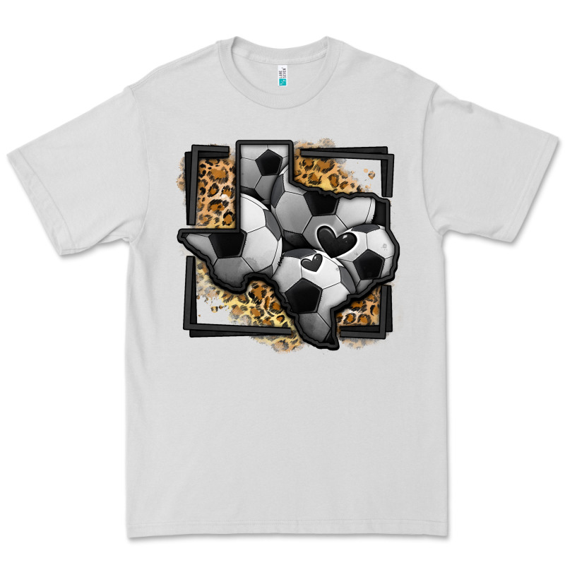 Leopard Soccer Texas Map Premium Tee by Jasminsmagicworld | Teevron