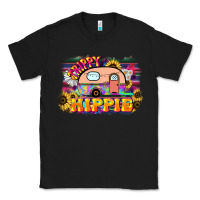 Black trippy hippie Classic Tee - NancyCooperArtShop