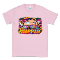 Bubblegum Pink trippy hippie Classic Tee - NancyCooperArtShop