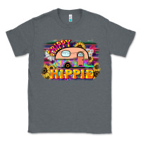 Charcoal Heather trippy hippie Classic Tee - NancyCooperArtShop