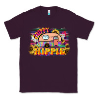 Plum trippy hippie Classic Tee - NancyCooperArtShop