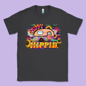 Trippy Hippie Classic Tee Designed By Nancycooperartshop