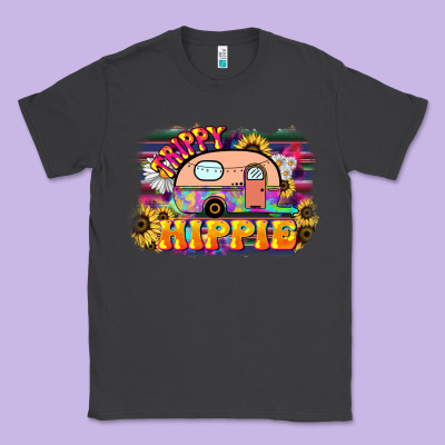 Trippy Hippie Classic Tee Designed By Nancycooperartshop
