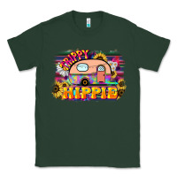 Sports Green trippy hippie Classic Tee - NancyCooperArtShop