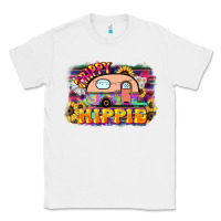 White trippy hippie Classic Tee - NancyCooperArtShop