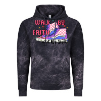 Cloud Black walk by faith Vintage Hoodie - MaliasSmallBusiness