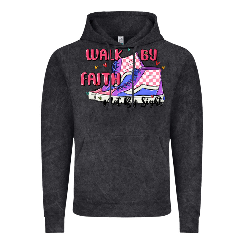 Walk By Faith Vintage Hoodie by MaliasSmallBusiness | Teevron