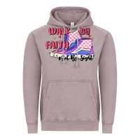 Vintage Zinc walk by faith Vintage Hoodie - MaliasSmallBusiness