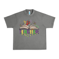 Teacher Mardi Gras Urban Heavy Tee | Teevron