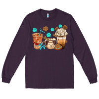 Plum dog coffee cups with  food container bbs Long Sleeve Tee - BundleAndBundleShop