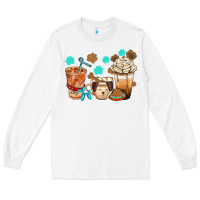 White dog coffee cups with  food container bbs Long Sleeve Tee - BundleAndBundleShop