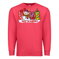 Cardinal love christmas snowman Premium Sweatshirt - CowGirlArtShop