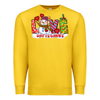 Lemon love christmas snowman Premium Sweatshirt - CowGirlArtShop