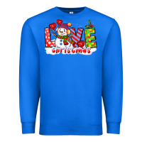True Royal love christmas snowman Premium Sweatshirt - CowGirlArtShop