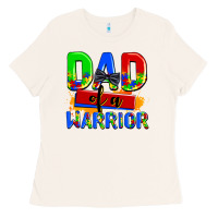 Bone dad of a warrior Ladies Tee - AdoDesignShop