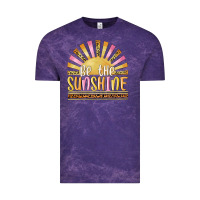 Cloud Purple be the sunshine Vintage Tee - MaliasSmallBusiness