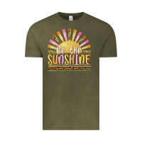 Vintage Olive be the sunshine Vintage Tee - MaliasSmallBusiness