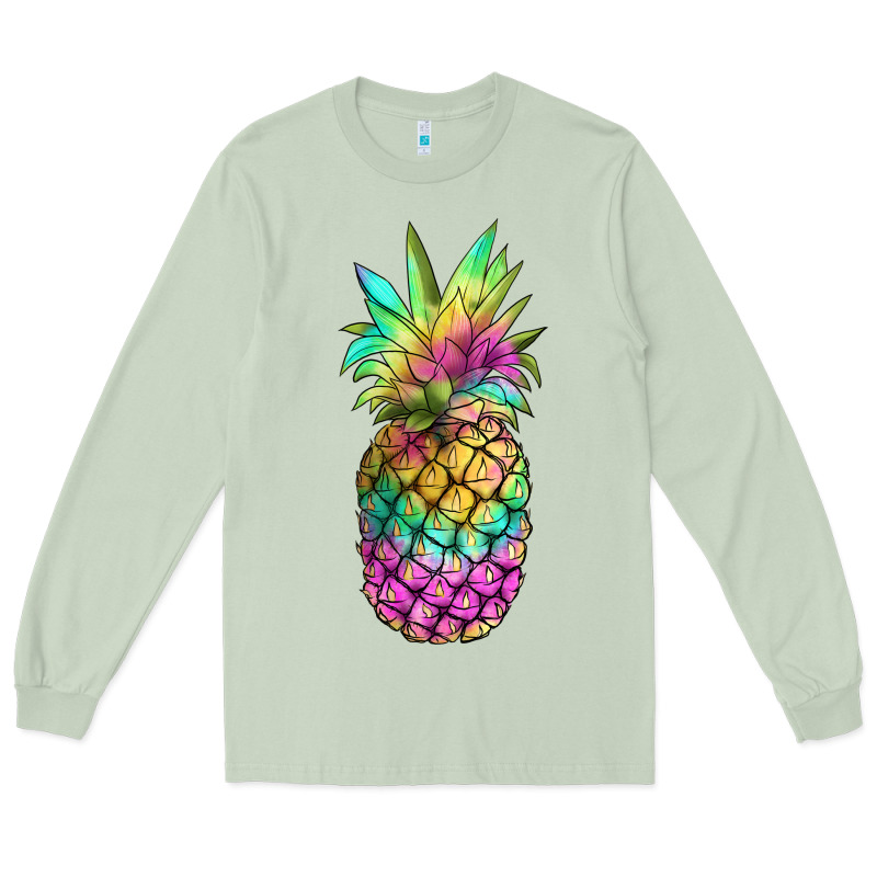 Tie Dye Pineapple Long Sleeve Tee by JahusDesignShop | Teevron