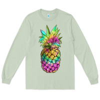 Matcha tie dye pineapple Long Sleeve Tee - JahusDesignShop