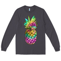 Smoke tie dye pineapple Long Sleeve Tee - JahusDesignShop