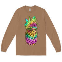 Toasted Coconut tie dye pineapple Long Sleeve Tee - JahusDesignShop