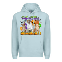 Blue Mist pet all the pumpkins Premium Hoodie - CowGirlArtShop