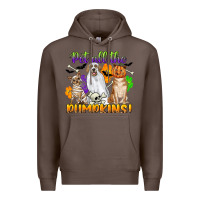 Coffee pet all the pumpkins Premium Hoodie - CowGirlArtShop