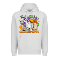 Dove Grey pet all the pumpkins Premium Hoodie - CowGirlArtShop