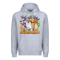 Heather Grey pet all the pumpkins Premium Hoodie - CowGirlArtShop