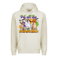 Oatmeal Heather pet all the pumpkins Premium Hoodie - CowGirlArtShop