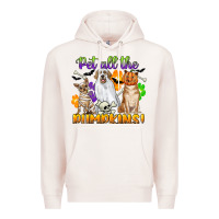 Pale Pink pet all the pumpkins Premium Hoodie - CowGirlArtShop