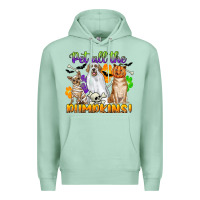 Seafoam pet all the pumpkins Premium Hoodie - CowGirlArtShop