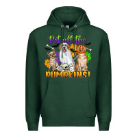 Sports Green pet all the pumpkins Premium Hoodie - CowGirlArtShop