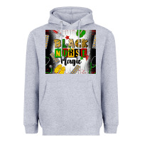 Heather Grey black nurse magic Heavyweight Hoodie - CowGirlArtShop